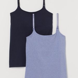 H&M MAMA 2-pack Nursing Tank Tops